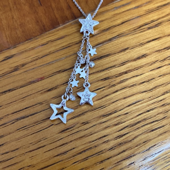 SHB silver dangling Star Necklace - Picture 2 of 5